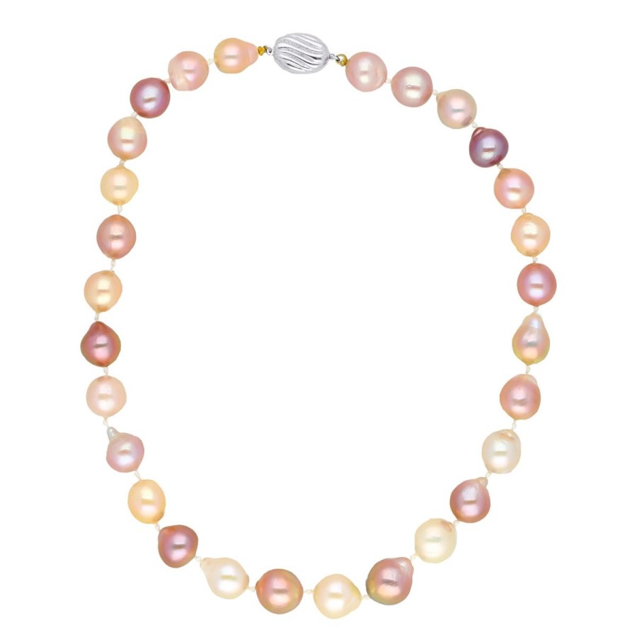 Gem Shopping Cut By Ben Freshwater Pearl Necklace In Sterling Silver | Pearl