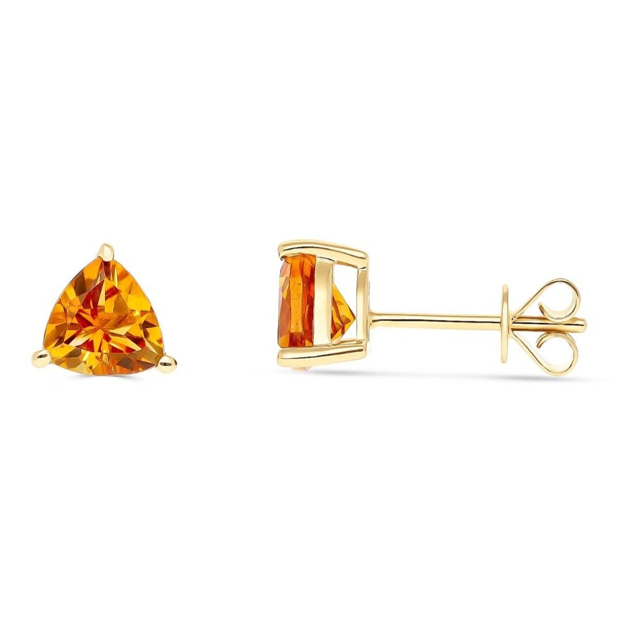 Gem Shopping Cirari Couture Citrine Stud Earrings In 14K | Citrine