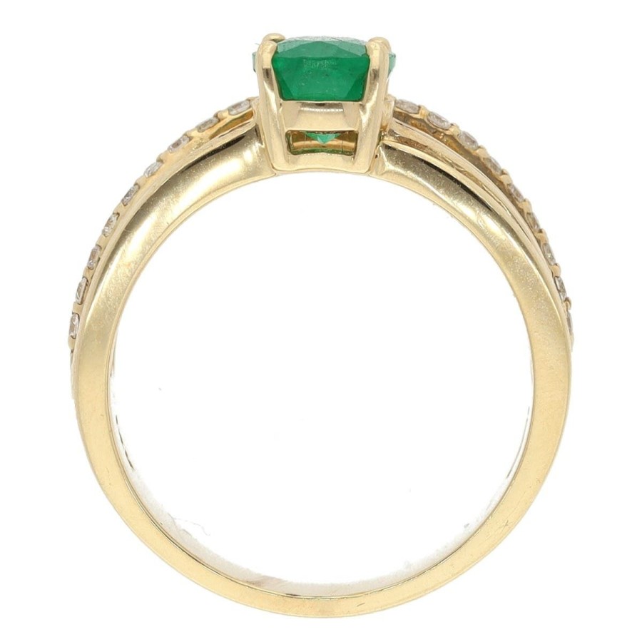 Gem Shopping Effy Emerald And Diamond Ring In 14K | Emerald