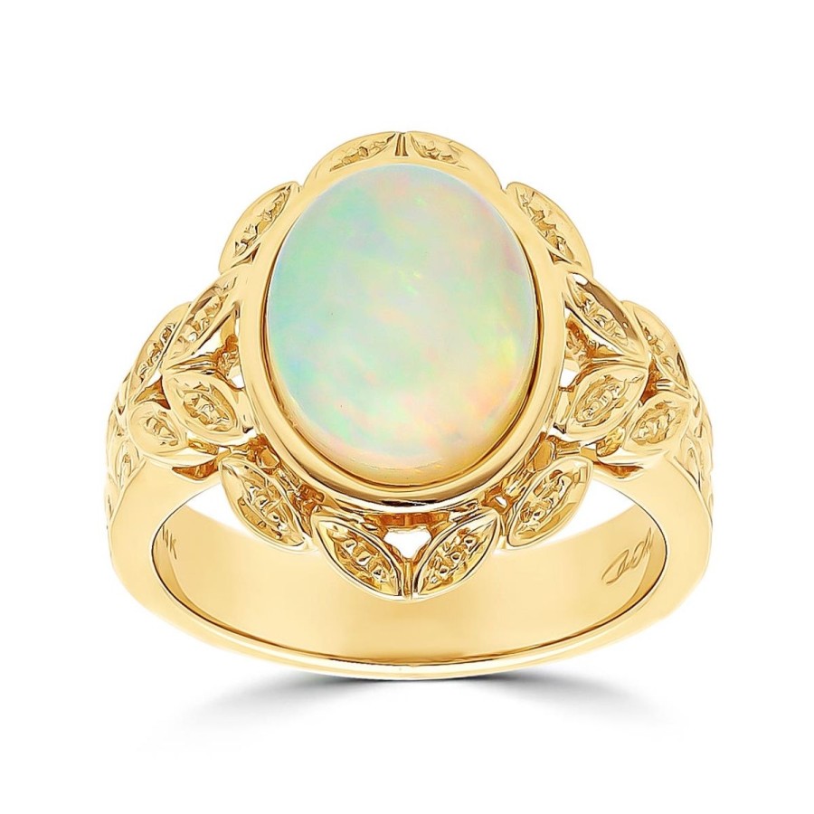 Gem Shopping Cut By Ben Opal Ring In 14K | Opal