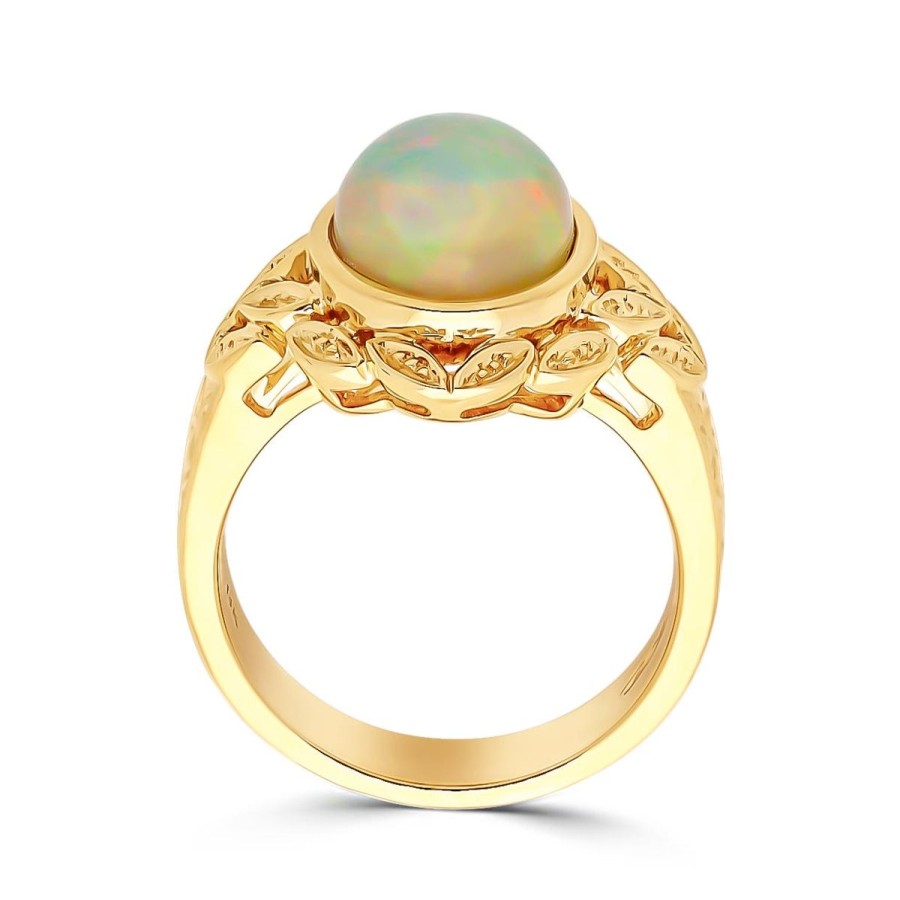 Gem Shopping Cut By Ben Opal Ring In 14K | Opal