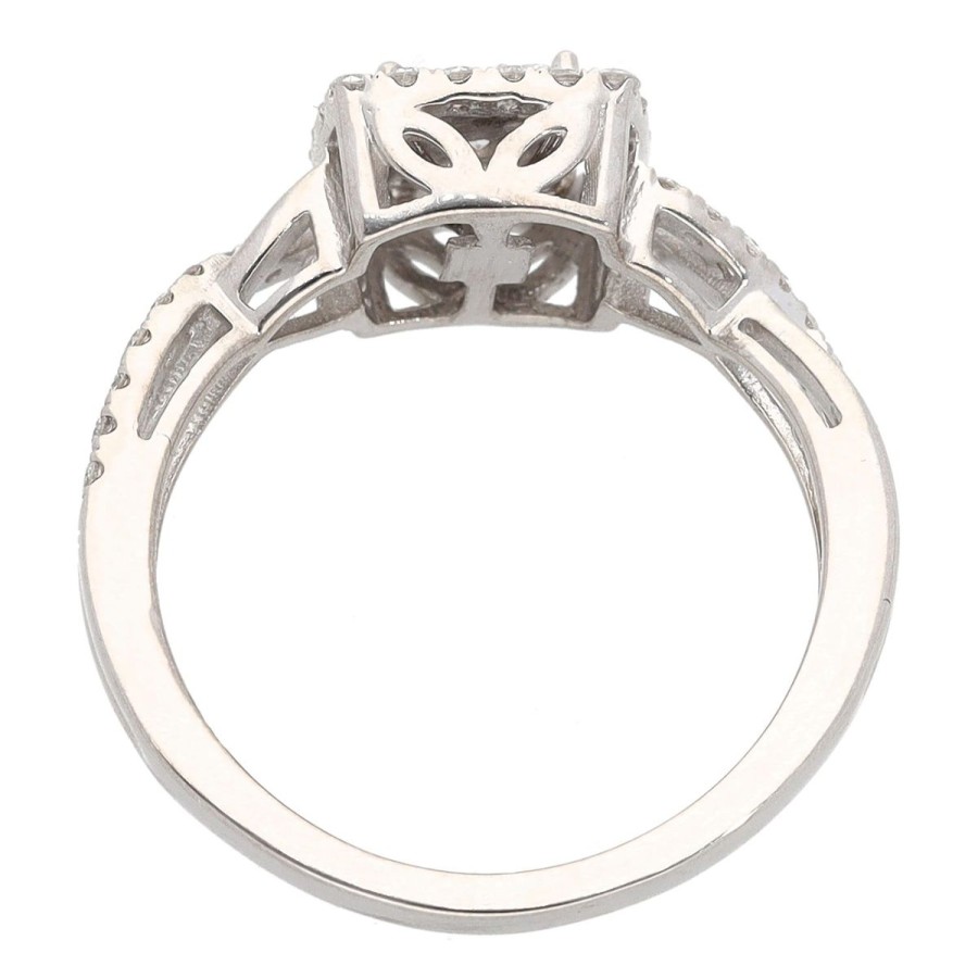 Gem Shopping Kallati Diamond Ring In 14K White Gold | Diamond