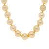 Gem Shopping Cut By Ben Cultured South Sea Pearl Necklace In Vermeil | Pearl