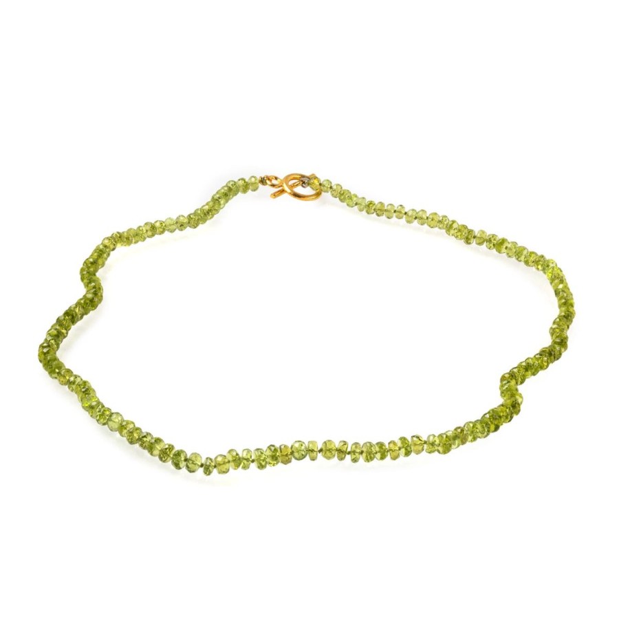 Gem Shopping Cut By Ben Peridot Necklace In 14K | Peridot