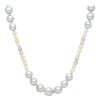 Gem Shopping Aquarian Pearls Cultured Akoya Pearl Necklace In Sterling Silver | Pearl