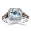 Gem Shopping Effy Aquamarine And Diamond Ring In 14K | Aquamarine