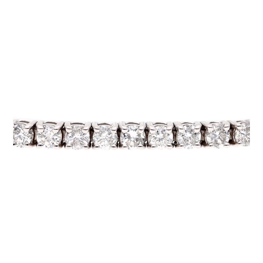 Gem Shopping Cirari Couture 2.91 Ct. Tw. Diamond Tennis Bracelet In 14K White Gold | Diamond