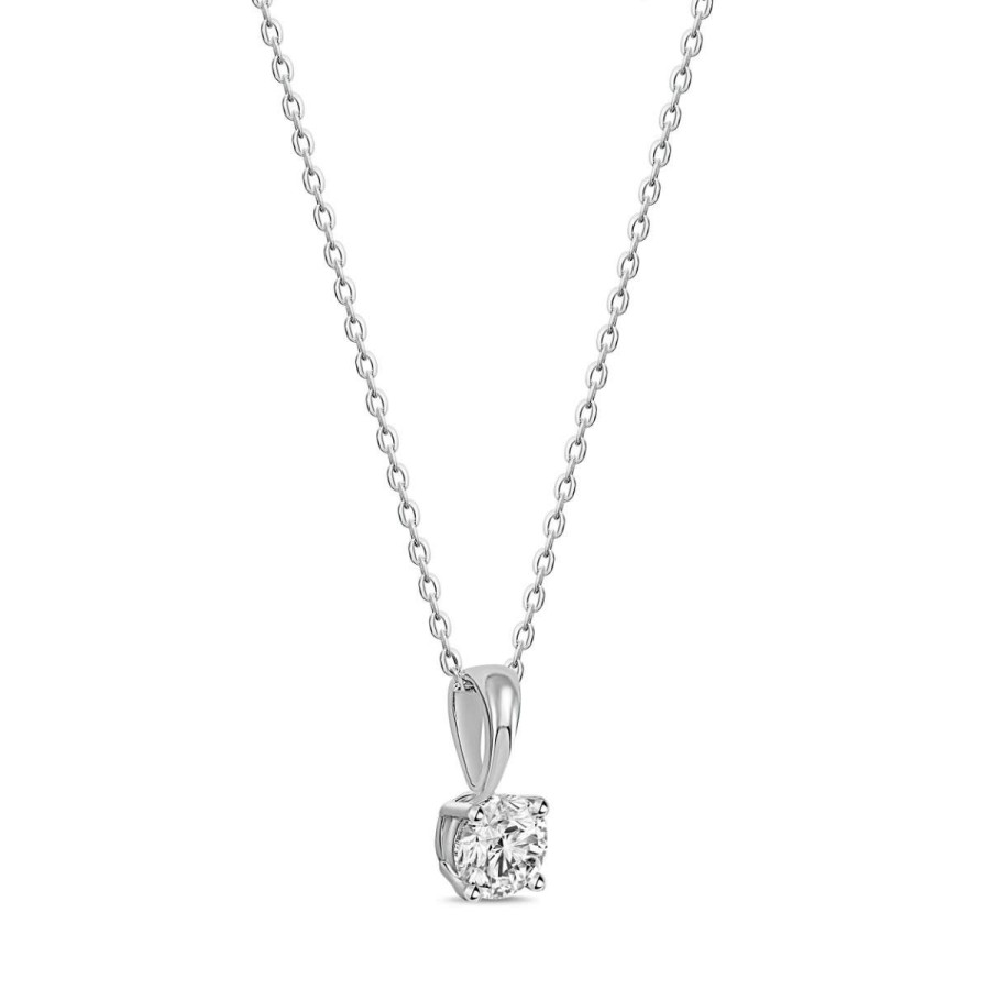 Gem Shopping 1/2 Ct Diamond Solitaire Pendant In 14K | Diamond