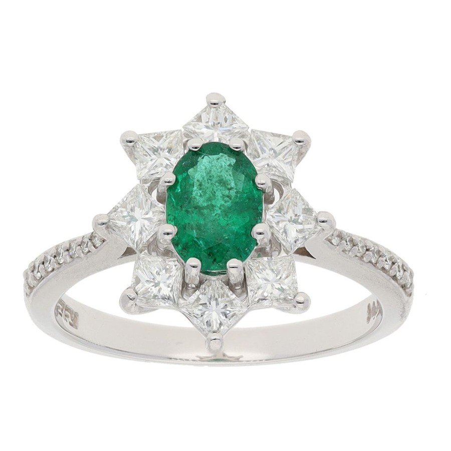 Gem Shopping Effy Emerald And Diamond Ring In 14K | Emerald