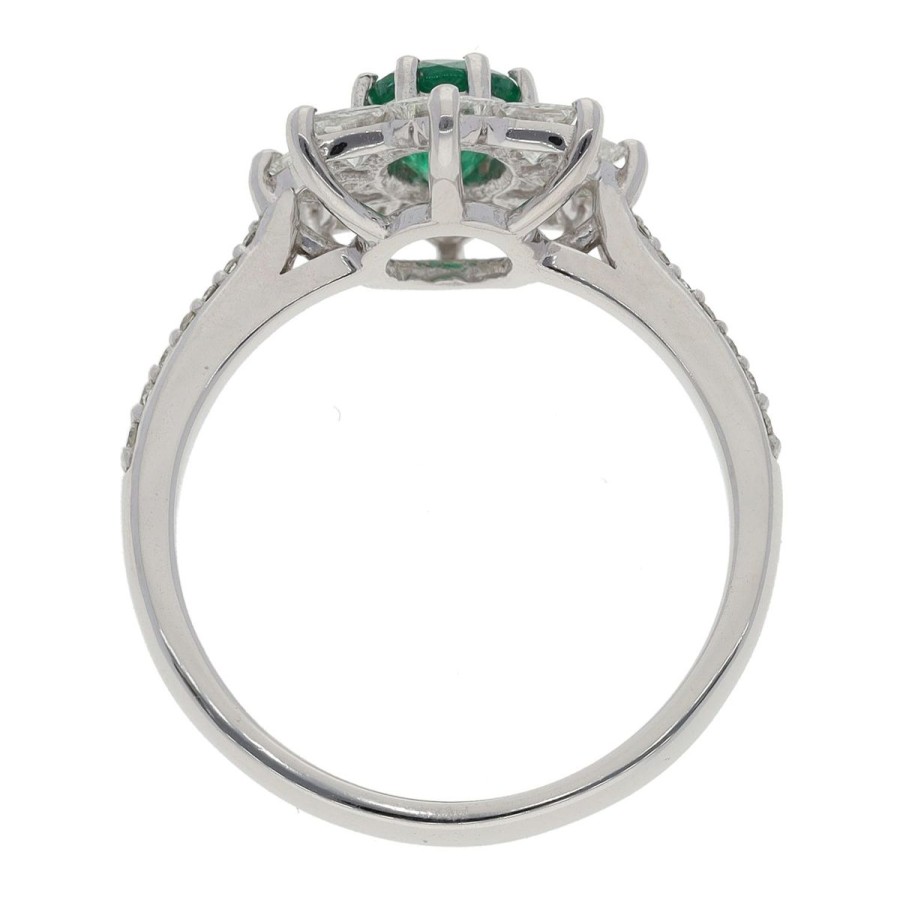 Gem Shopping Effy Emerald And Diamond Ring In 14K | Emerald