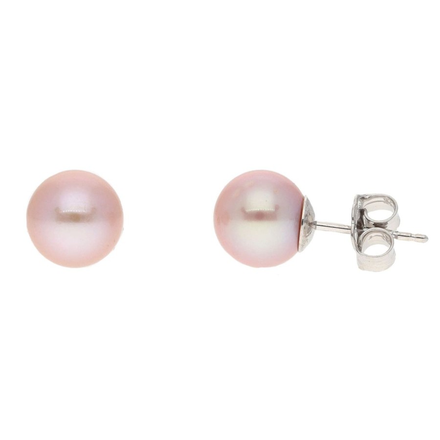 Gem Shopping Aquarian Pearls Edison Freshwater Pearl Earrings In Sterling Silver | Pearl