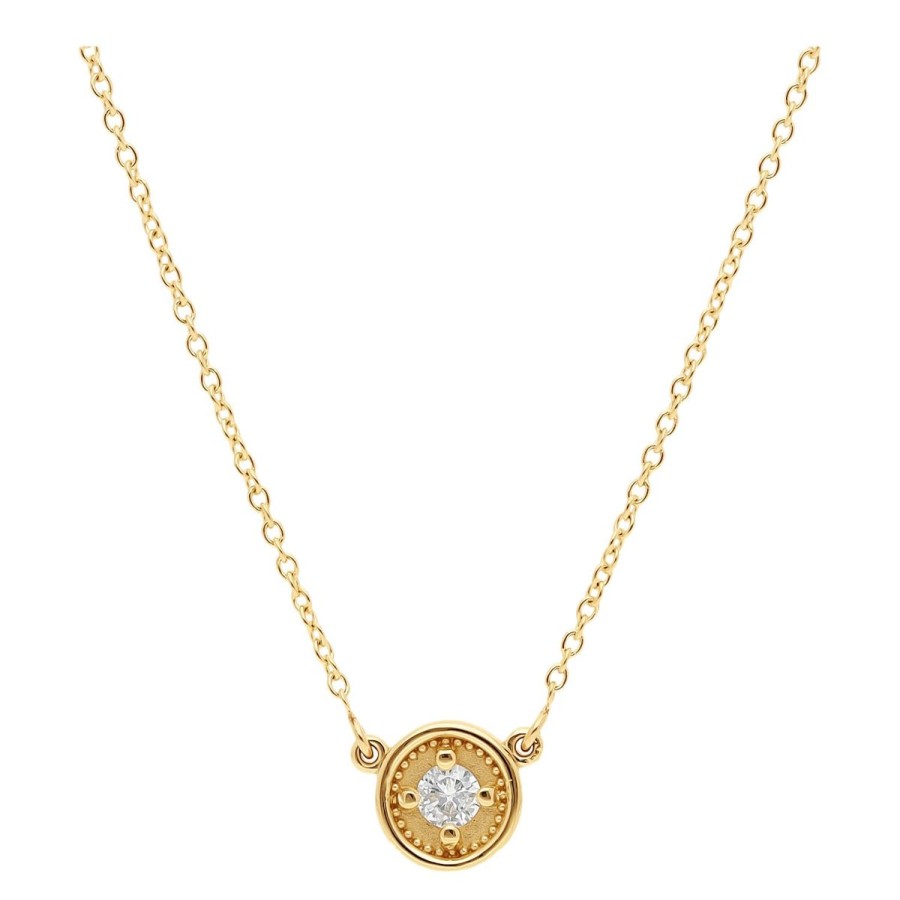 Gem Shopping Cut By Ben Diamond Necklace In 14K | Diamond