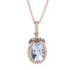 Gem Shopping Effy Aquamarine And Diamond Pendant In 14K | Aquamarine