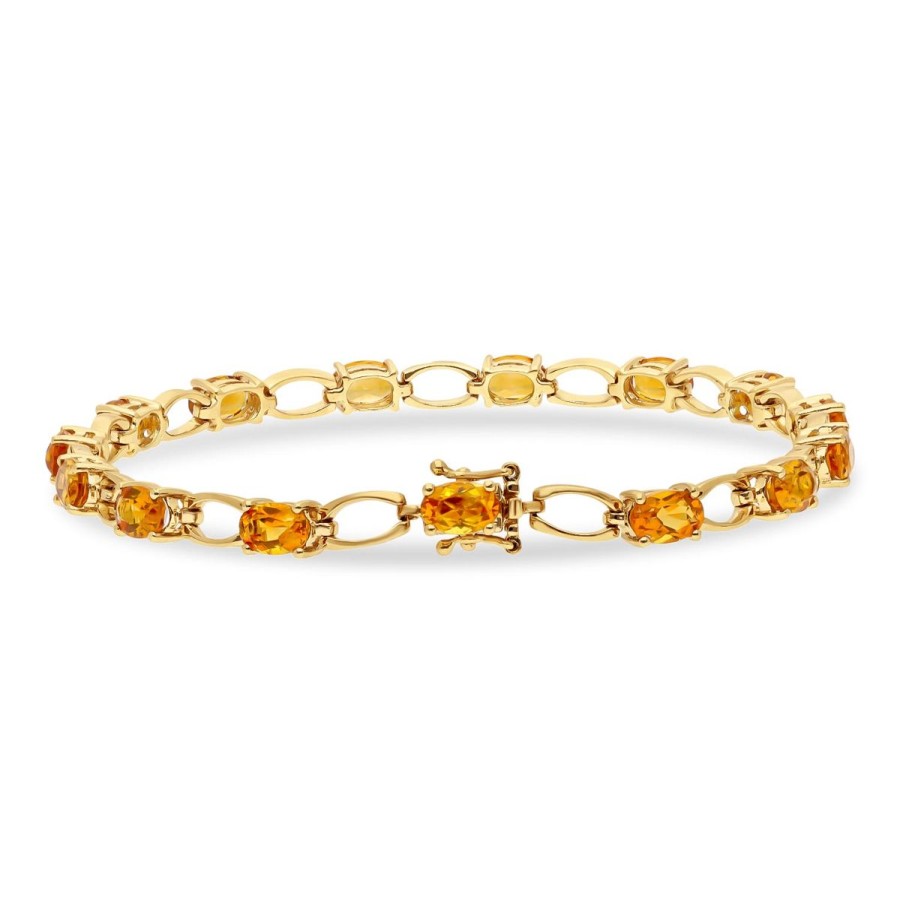 Gem Shopping Effy Citrine Bracelet In 14K | Citrine