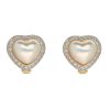 Gem Shopping Cut By Ben Mabe Pearl And Diamond Earrings In 14K | Pearl