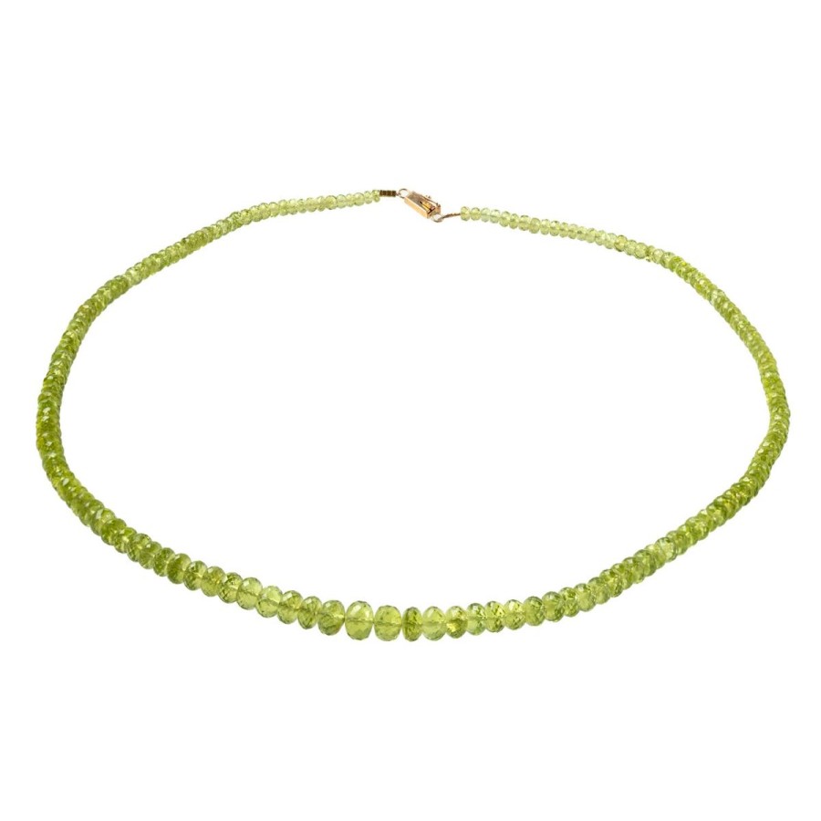 Gem Shopping Cut By Ben Peridot Necklace In Vermeil | Peridot