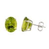 Gem Shopping Cut By Ben Peridot Earrings In 14K | Peridot