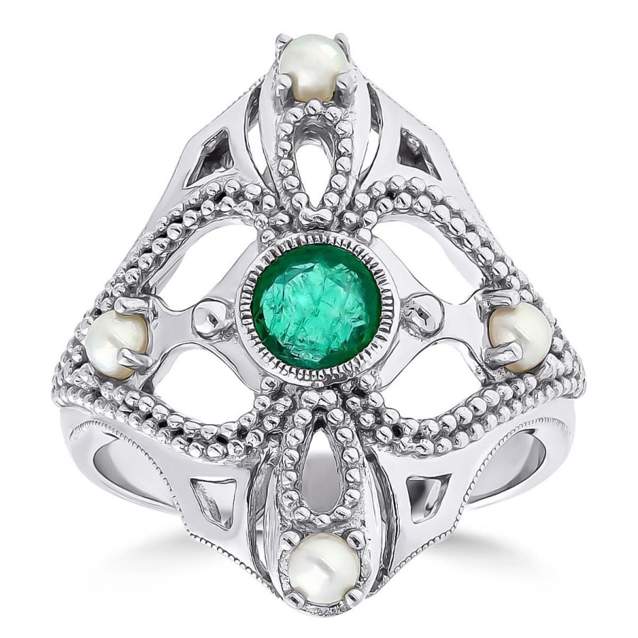 Gem Shopping Emerald Ring In 14K | Emerald