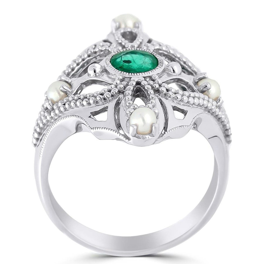 Gem Shopping Emerald Ring In 14K | Emerald