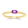 Gem Shopping Amethyst Band Ring In 14K | Amethyst