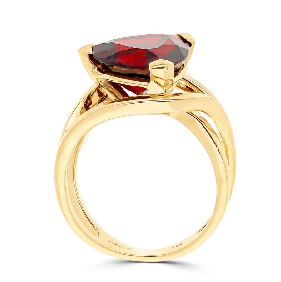 Gem Shopping Cut By Ben Ant Hill Garnet Ring In 14K | Garnet