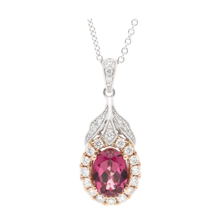 Gem Shopping Effy Rhodolite Garnet And Diamond Pendant In 14K | Garnet