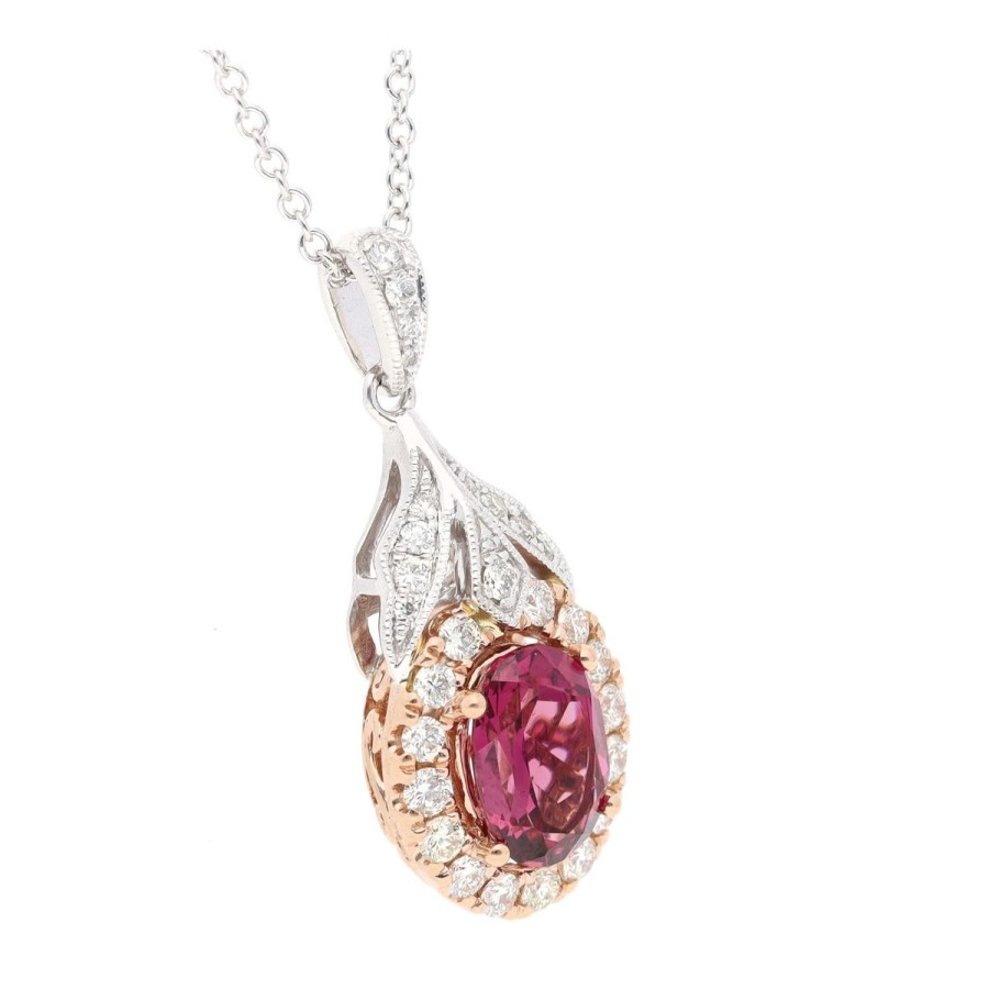 Gem Shopping Effy Rhodolite Garnet And Diamond Pendant In 14K | Garnet