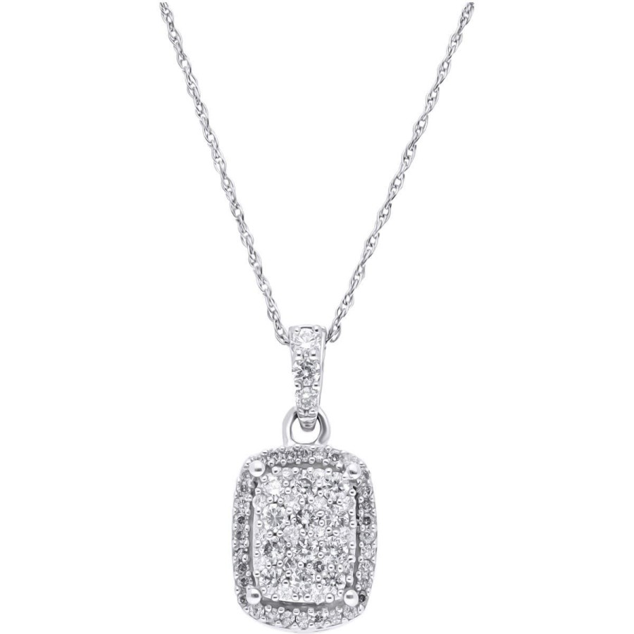 Gem Shopping Diamond Pendant In 14K | Diamond