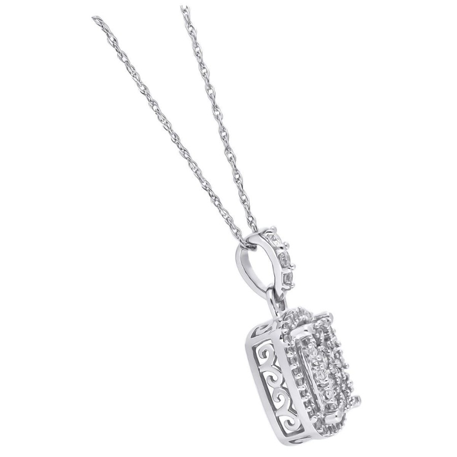 Gem Shopping Diamond Pendant In 14K | Diamond