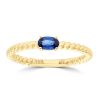 Gem Shopping Sapphire Band Ring In 14K | Sapphire