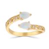 Gem Shopping Cirari Couture Opal And Diamond Ring In 14K | Opal