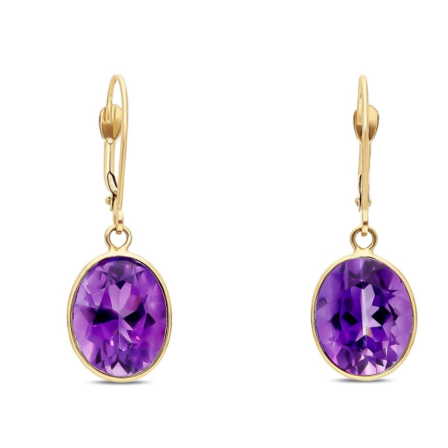 Gem Shopping Cut By Ben Amethyst Earrings In 14K | Amethyst