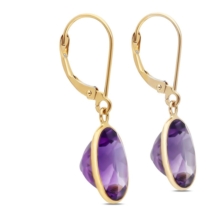 Gem Shopping Cut By Ben Amethyst Earrings In 14K | Amethyst