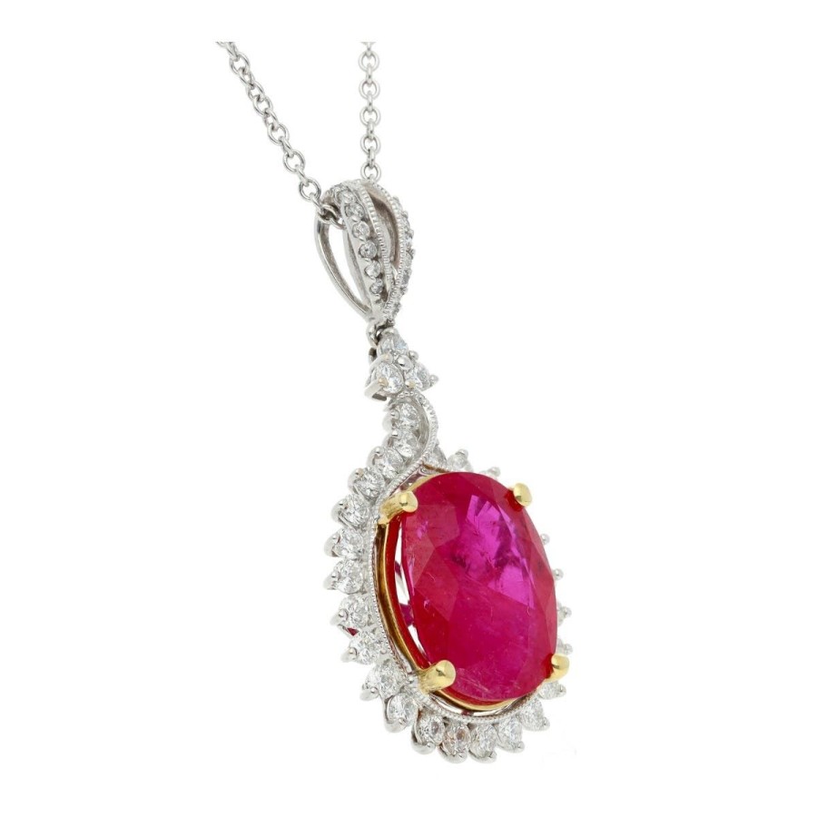 Gem Shopping Effy Ruby And Diamond Pendant In 18K | Ruby