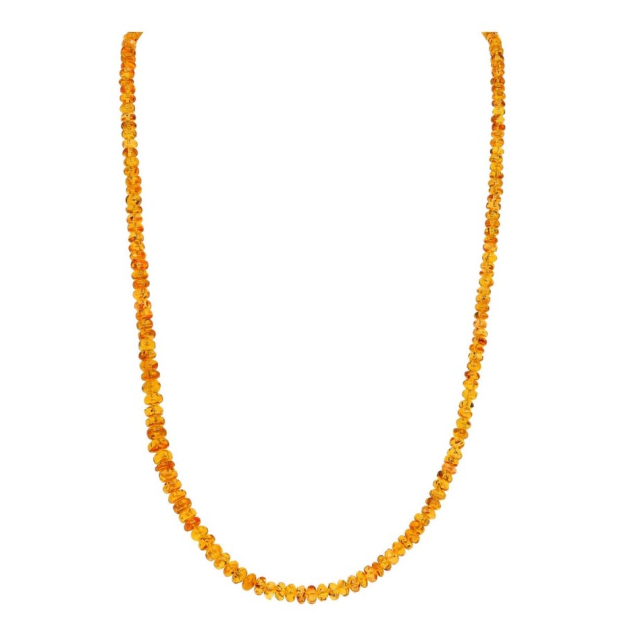 Gem Shopping Cut By Ben Mandarin Garnet Necklace In Magnetic | Garnet