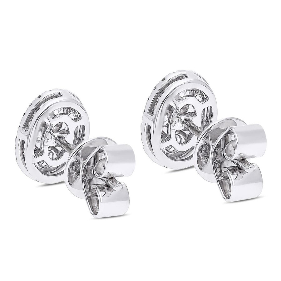 Gem Shopping Diamond Stud Earrings In 14K | Diamond