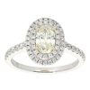 Gem Shopping Diamond Ring In 18K White Gold | Diamond