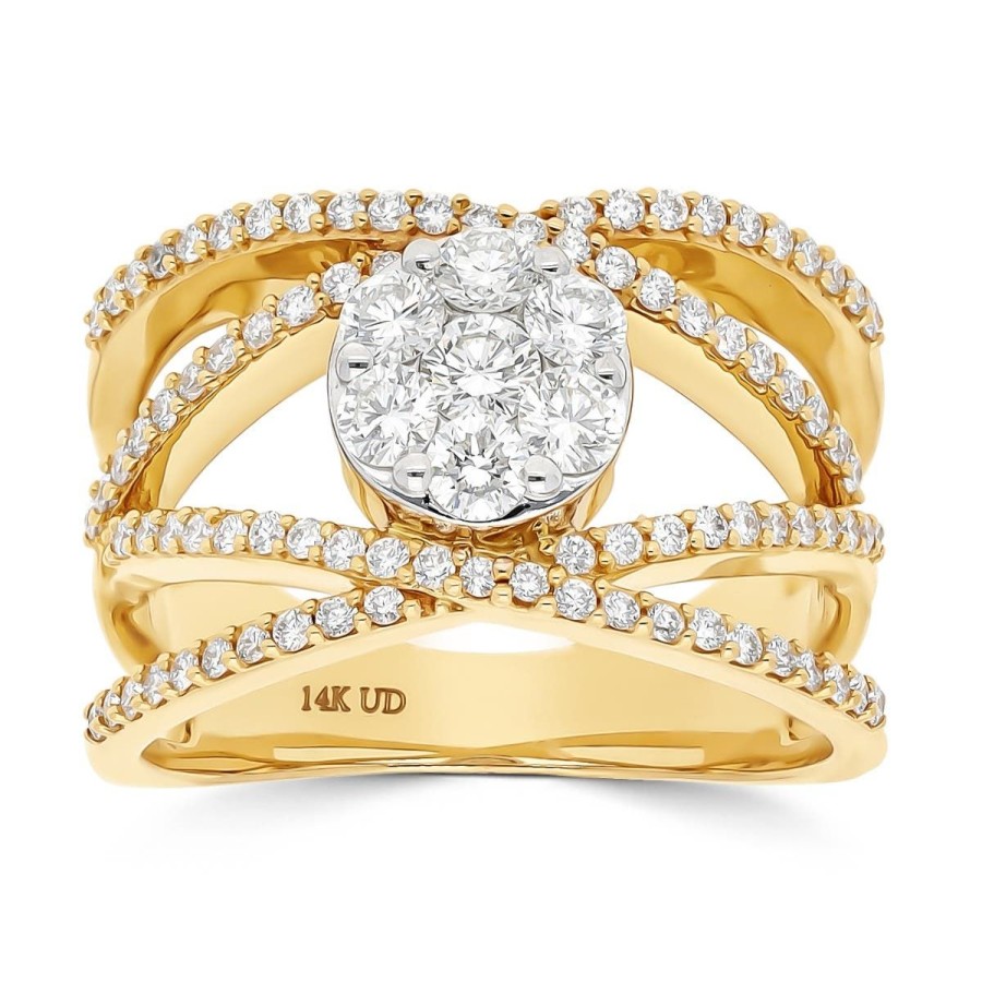 Gem Shopping Diamond Ring In 14K | Diamond